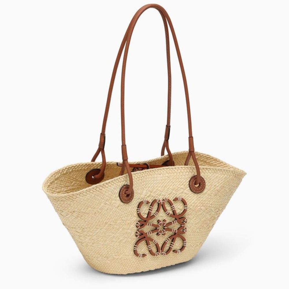 Loewe Medium Anagram Basket Tote In Iraca Palm - Picture 2 of 5